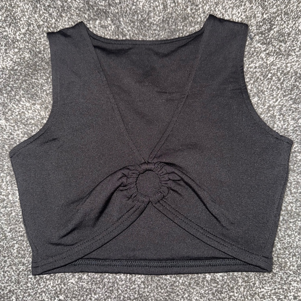 Elegant Black Sleeveless Tank Top